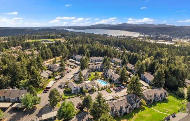 Ridgetop Apartments Aerial View of Property