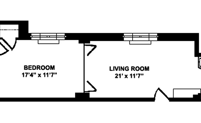 1 bed, 1 bath, 696 sqft, $6,400, Unit 614