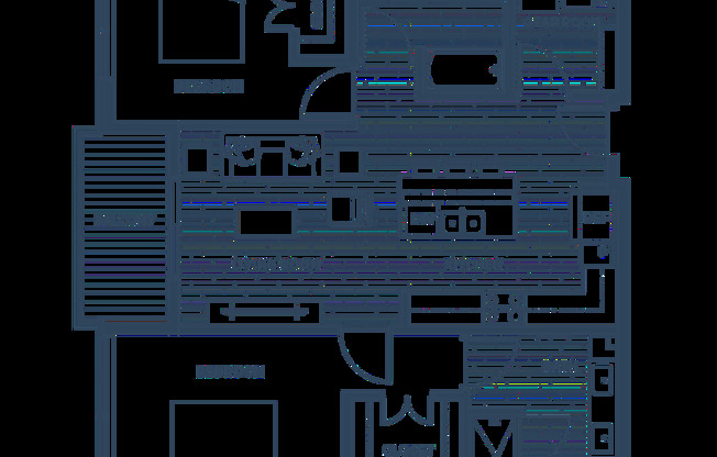 2 beds, 2 baths, 1,073 sqft, $1,950, Unit 2204