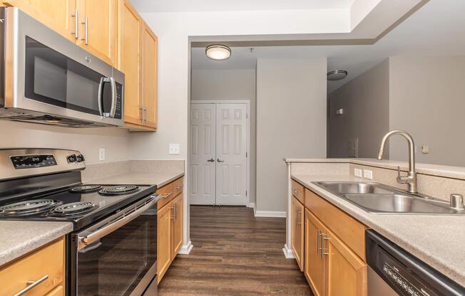 Kitchen at The Village at Town Center in El Cerrito CA
