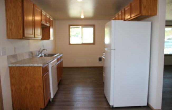 4 bedroom 2 bath house, large backyard