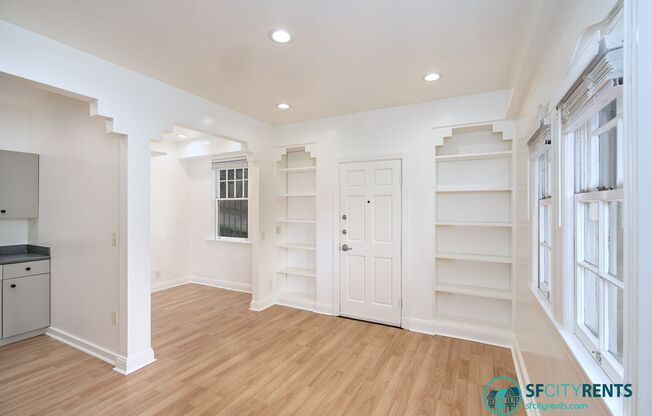 Pacific Heights: Studio w/ Laundry Onsite & Shared Roof Deck near Fillmore/Union/Polk Streets