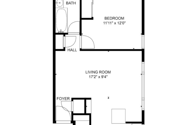 1 bed, 1 bath, 650 sqft, $1,275, Unit 3424-104