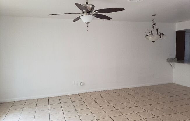 Location Location Location of this nice 3 bed 2 bath 1 car garage duplex in Cape Coral!