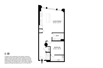 1 bed, 1 bath, 895 sqft, $1,990