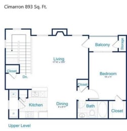 1 bed, 1 bath, 893 sqft, $1,181