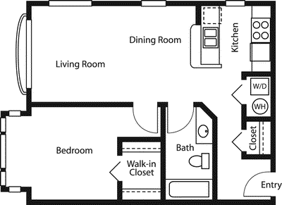 1 bed, 1 bath, 659 sqft, $1,869