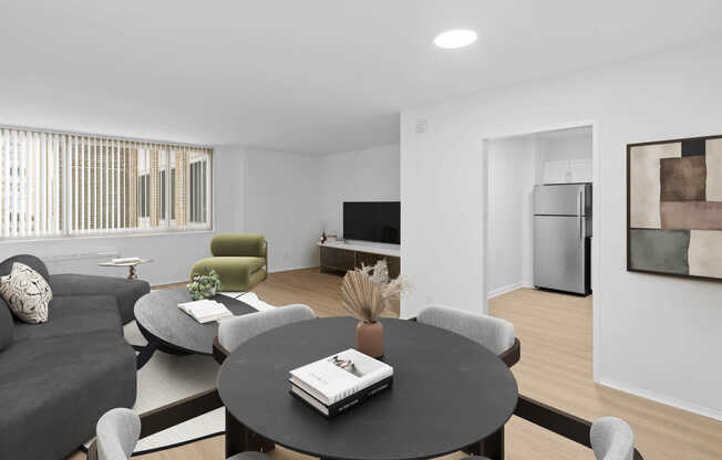 Living Room with Hard Surface Flooring