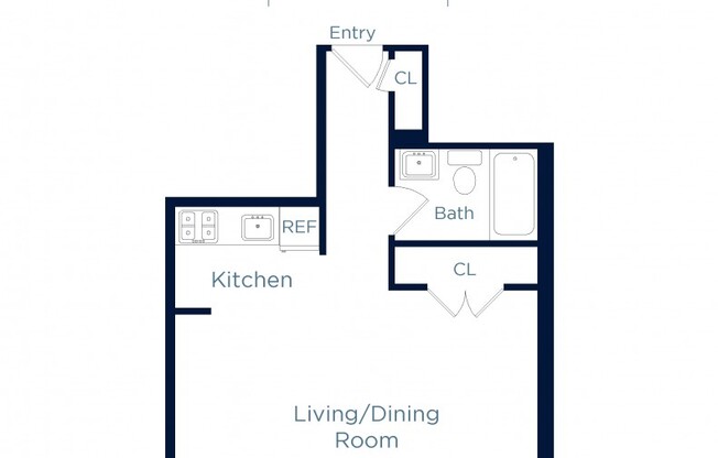 Studio, 1 bath, $2,975, Unit 9-E