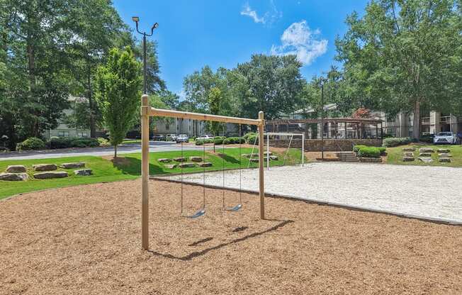 A  swing set