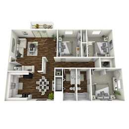 3 beds, 2 baths, 1,250 sqft, $1,323