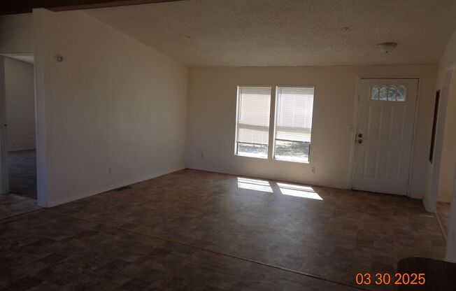 Country Living 3 bedroom 2 bathroom offering 1344 sq. ft.