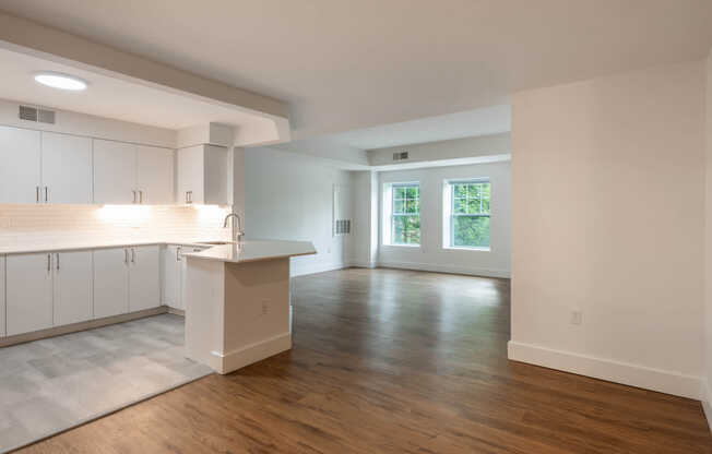 Living Room with Hard Surface Flooring
