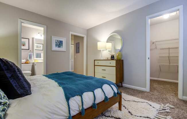 Comfortable Bedroom With Accessible Closet at The Watch on Shem Creek, Mt. Pleasant, SC, 29464