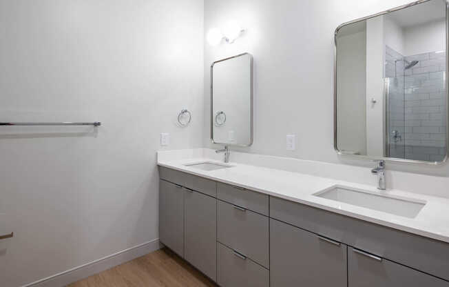 Bathroom with Double Vanity