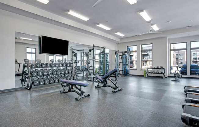 The Lafayette gym, Dean Weidner Real Estate Apartments for rent Fitchburg, WI