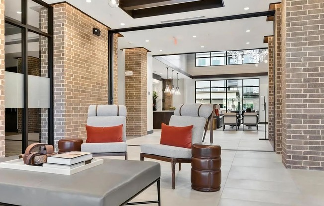Lobby with Courtyard Access