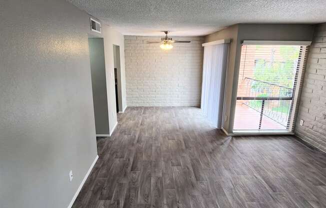 1x1 SW Full Upgrade Living Room at Mission Palms Apartment Homes in Tucson AZ