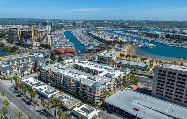 Aerial view of Marina Del Rey