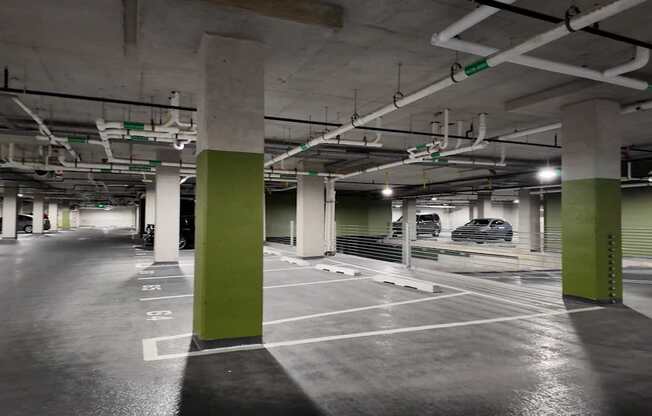 On-Site Parking Garage at The Pearl, Indiana
