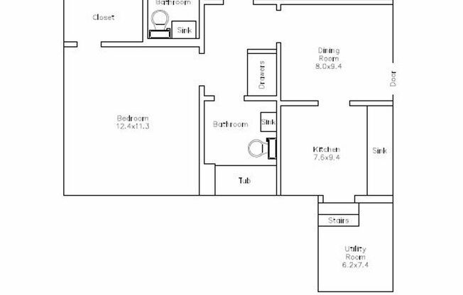 2 beds, 1.5 baths, 1,000 sqft, $945, Unit BA-15