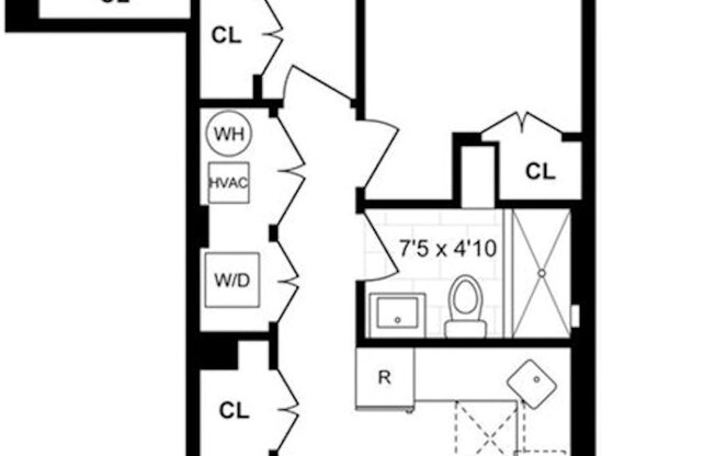 2 beds, 1 bath, 1,035 sqft, $5,750, Unit 6C