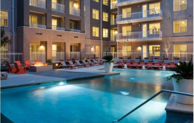 Arpeggio Pool Dallas Fort Worth Apartments with outdoor pool