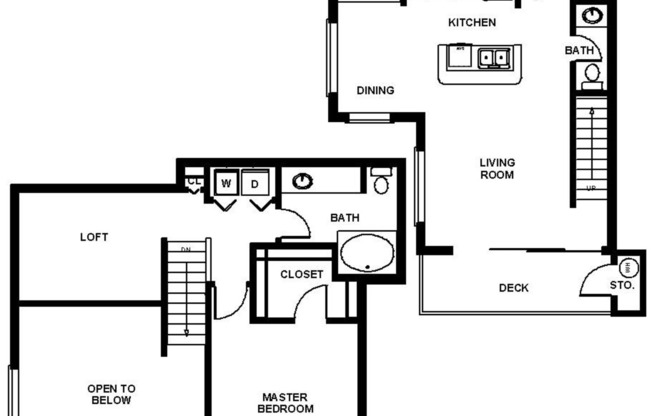 1 bed, 1.5 baths, 951 sqft, $1,620