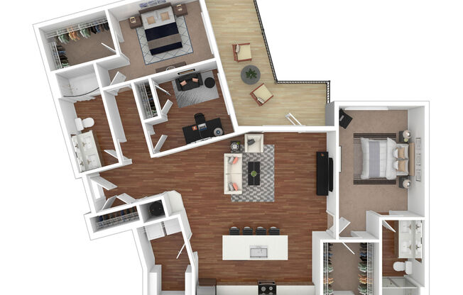 3 beds, 2 baths, 1,368 sqft, $2,543