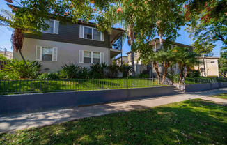 our apartments showcase a beautiful lawn