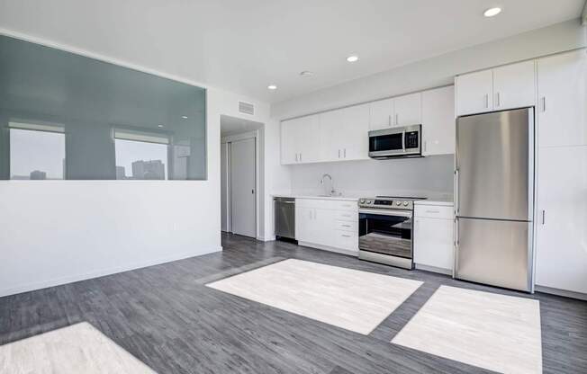 Stainless steel appliances at Vance in San Francisco, CA.