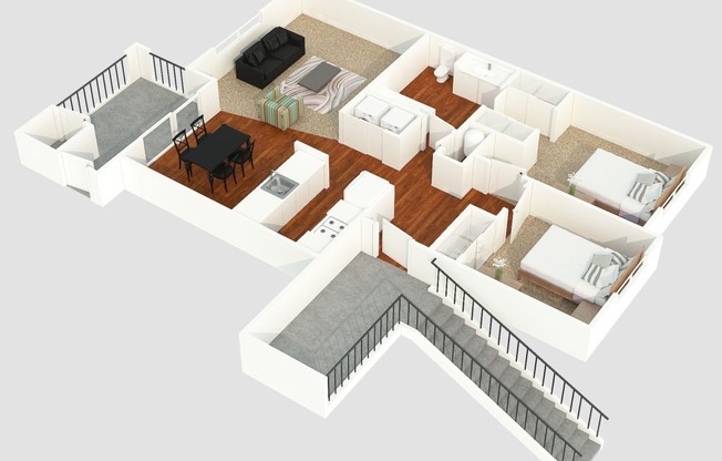 2 bedroom apartment floor plan
