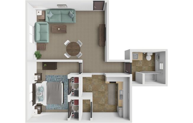 1 bed, 1 bath, 826 sqft, $905, Unit 3004-4
