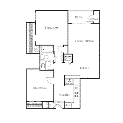 2 beds, 1 bath, 846 sqft, $2,239