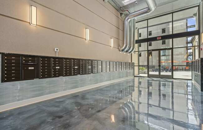 a view of the mailboxes in the building  at The Icon, Virginia, 23230