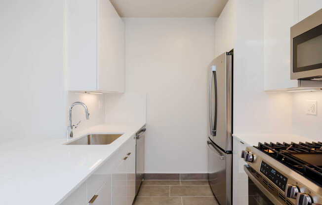 Kitchen with Stainless Steel Appliances