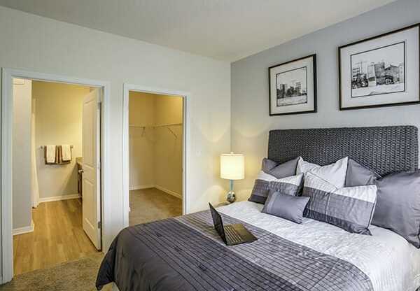 The Gate Apartments Model Unit Bedroom