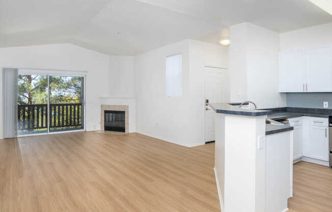 Living Room with Hard Surface Flooring