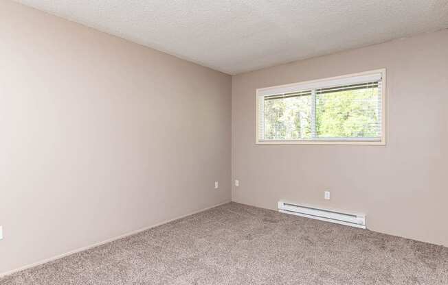 Bedroom with wall to wall carpet