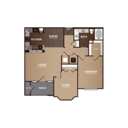 1 bed, 1 bath, 943 sqft, $1,818