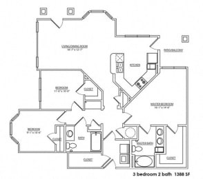 3 beds, 2 baths, 1,388 sqft, $2,255