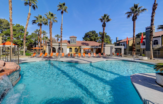 Swimming Pool at Desert Vistas Apartments, Las Vegas, Nevada, 89142