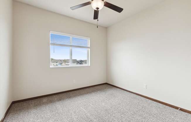 Bedroom with Plush Carpeting