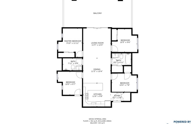 4 beds, 2 baths, 902 sqft, $1,805