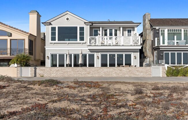 Exquisite Beachfront Luxury on Balboa Peninsula Double Lot