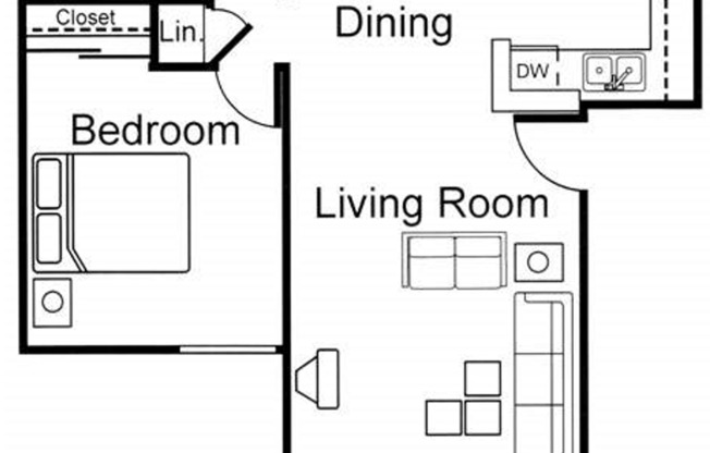 1 bed, 1 bath, 640 sqft, $1,995, Unit 648 - 71