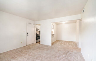 kitchen with a breakfast bar at West Wind Apartments in Fort Wayne, IN