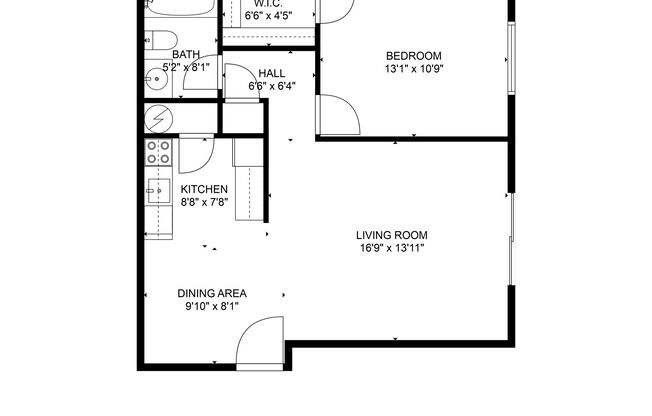 1 bed, 1 bath, 650 sqft, $1,099.99, Unit 1647-204