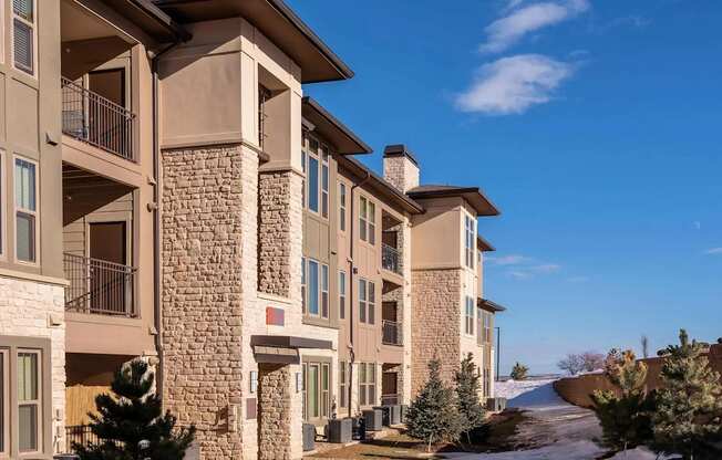 Exterior View of Apartment Building