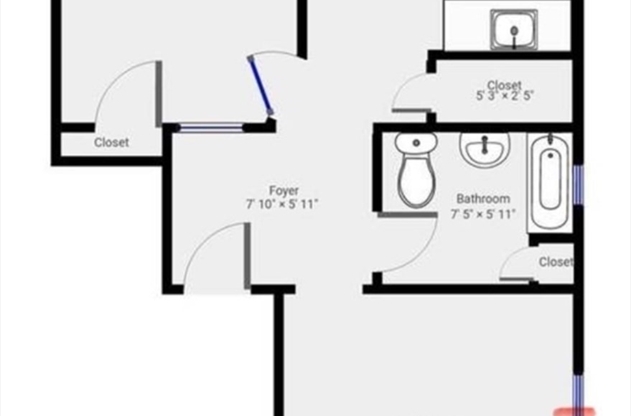 1 bed, 1 bath, 485 sqft, $2,750, Unit 160
